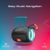 PROMATE 5W Wireless HD Bluetooth Portable Speaker With Built-In (Pro# CAPSULE-3.BLK)