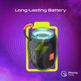 PROMATE 5W Wireless HD Bluetooth Portable Speaker With Built-In (Pro# CAPSULE-3.BLK)