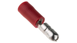 SAVITECH - 4mm Red Male Bullet Style Crimp Terminal Pack of 10 (Pro# CST100)