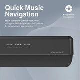 PROMATE 6W Wireless HD Bluetooth Portable Speaker. Built-in 1200mAh (Pro# CAPSULE-2.BLK)