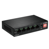 EDIMAX 5 Port 10/100 Fast Ethernet With 4x PoE+ Ports And DIP Switch (Pro# ES-5104PHV2)