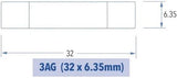 2A 3AG Glass Quick Blow Fuse (Pro# FUS107)