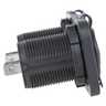 12V/24V Marine Grade 10A Double Panel Mount Cigarette Sockets (Pro# POR501)