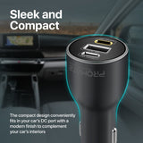 120W USB-C Car Charger for Phone, Tablet, Notebook/Macbook (Pro# POWERDRIVE-120)