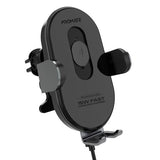 15W Smart Wireless Car Phone Charger With Automatic AC (Pro# POWERMOUNT-15W)