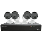 Concord 8CH 4K NVR Kit with 4 x 5MP Bullet Cameras (Pro# QV5606)