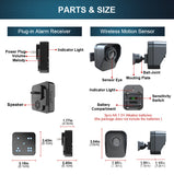 SAVITECH - Long Range Wireless Driveway Alarm (Pro# RPA230)