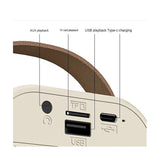 6W Mini Rechargeable Portable Amplifier Speaker with Wireless Microphone  & LED Dancing Lights/ Karaoke (Pro# SPK002)