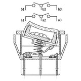 DPDT Large Rocker Switch ON-OFF-ON  (Pro# SWT116)