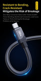 1.2M PD100W Type-C to Type-C Charging & Data Transfer Cable (Pro#UBC815)