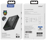 3 In 1 Out HDMI 4K Switch With Remote (Pro# HDC028)