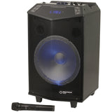 12" Rechargeable PA Speaker with Wireless Microphone (Pro# CS2497)