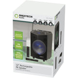 12" Rechargeable PA Speaker with Wireless Microphone (Pro# CS2497)