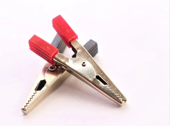 Alligator Clip 50mm R&B - Pair (Pro# ACC050)