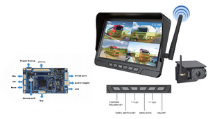 7" Wireless Rear View Camera / Rechargeable / Magnetic / Blind Spot Warning (Pro# CAA300)