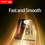 Lenovo - 128GB V30 A2 U3 Micro SD Memory Card - 130MB/S (Pro# COM129)