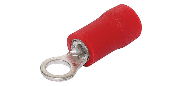 SAVITECH - Eye Terminal - Red ID 3.5mm, Cable Size 0.75-1.5mm  - 50PK (Pro# CST001)