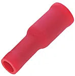 Red Female Bullet Style Crimp Terminal Pack of 50 (Pro# CST103)