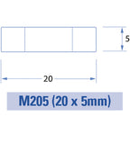 8A M205 Ceramic Quick Blow Fuse 250VAC (Pro# FUS232)