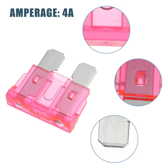 4A Pink Standard Blade Fuse (Pro# FUS303)