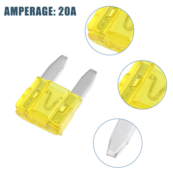 20A Yellow Mini Blade Fuse (Pro# FUS406)