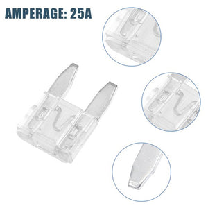 25A Clear Mini Blade Fuse (Pro# FUS407)