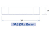 5AG Glass Fuse 40A (Pro# FUS502)