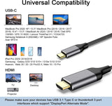 USB 3.1 Type-C to HDMI 4K Cable 2M (Pro# HDC022)