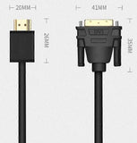 VegGieg- HDMI Male to DVI (24+1) Male 2m Cable (Pro# HDC220)