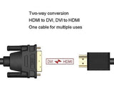 VegGieg- HDMI Male to DVI (24+1) Male 2m Cable (Pro# HDC220)