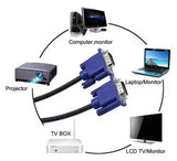 SAVITECH - VGA to VGA Male to Male Monitor Connecting Cable 1.8m (Pro# HDC314)