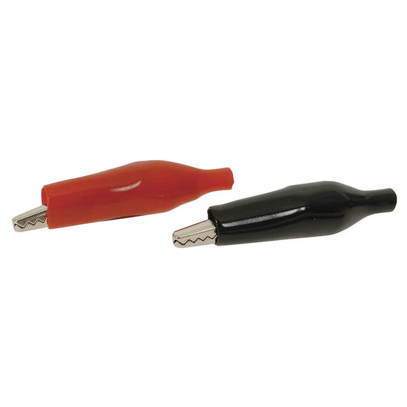 Alligator Clip 35mm R&B - Pair (Pro# ACC035)