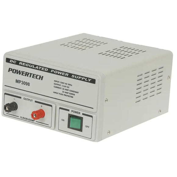 DC Power Supply 13.8 volt 20 Amp DC Power Supply (Pro# MP3098)