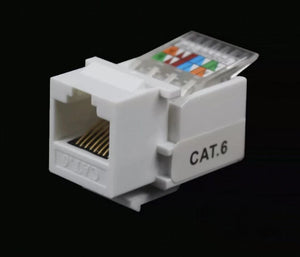 SAVITECH - Toolless RJ45 CAT6 T568A/B Keystone Socket (Pro# PLG001)
