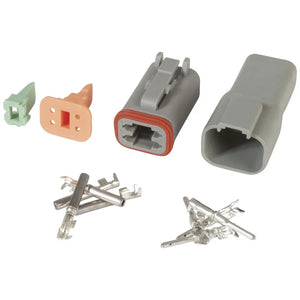 SAVITECH - 4 PIN DEUTSCH CONNECTOR PAIR (Pro# PLG042)