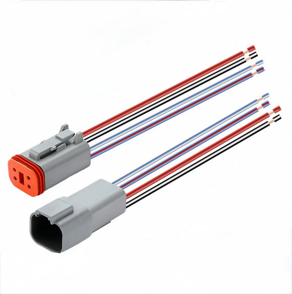 SAVITECH - 4 Pin Deutsch W/Proof Connector with cable (Pro# PLG043)