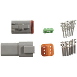 SAVITECH - 6 PIN DEUTSCH CONNECTOR PAIR (Pro# PLG044)