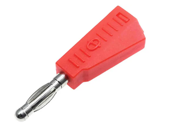 Banana Plug 4mm Stackable Solder Test Connector - Red (Pro# PLG201)