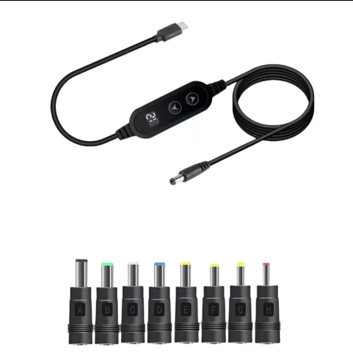 SAVITECH - Universal USB-C 5/9/12/15/20V Step-Up Power cable MAX 65W ...
