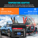 20A 12V-24V Car Battery Charger For AGM Lithium LiFePo4 GEL WET Lead Acid Battery (Pro# POR103)