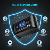20A 12V-24V Car Battery Charger For AGM Lithium LiFePo4 GEL WET Lead Acid Battery (Pro# POR103)