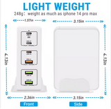 6 Ports USB Charging Station 120W Charger (Pro# POR120)