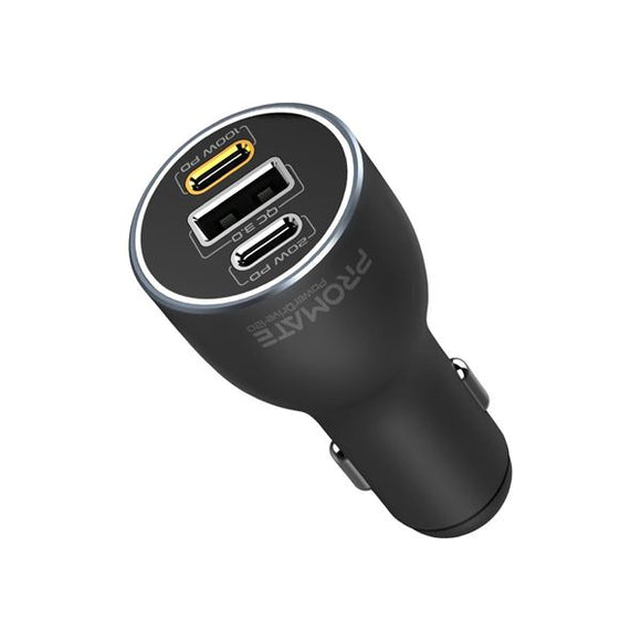 120W USB-C Car Charger for Phone, Tablet, Notebook/Macbook (Pro# POWERDRIVE-120)