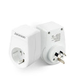 JACKSON 1x Outlet Travel Adaptor. Converts US, USA/Asian Plugs for NZ/AUS (Pro# PTA929M)