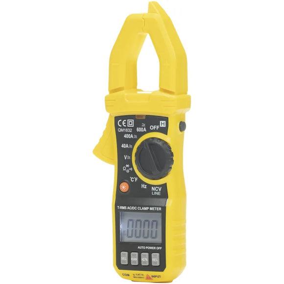 600A True RMS AC/DC Clamp Meter (Pro# QM1632)