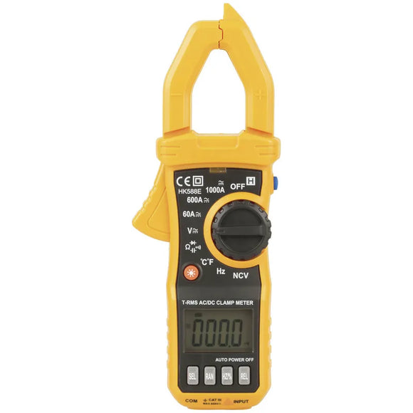 1000A True RMS AC/DC Clamp Meter (Pro# QM1634)