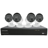 Concord 8CH 4K NVR Kit with 4 x 5MP Bullet Cameras (Pro# QV5606)