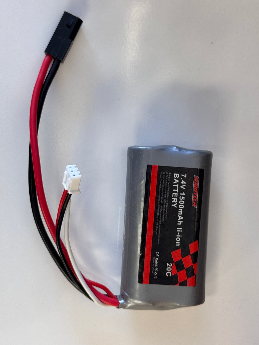 SAVITECH - 7.4V 1500mAh Li-ion Battery for RC Car RCC606 (Pro# RCC607 ...