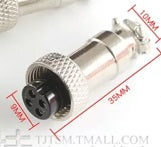 4 Pin Mini Din Line Socket 10x35mm