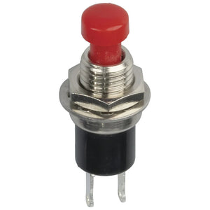 Miniature N/O - SPST Momentary Switch 125V 1A Red (Pro# SWT118 )
